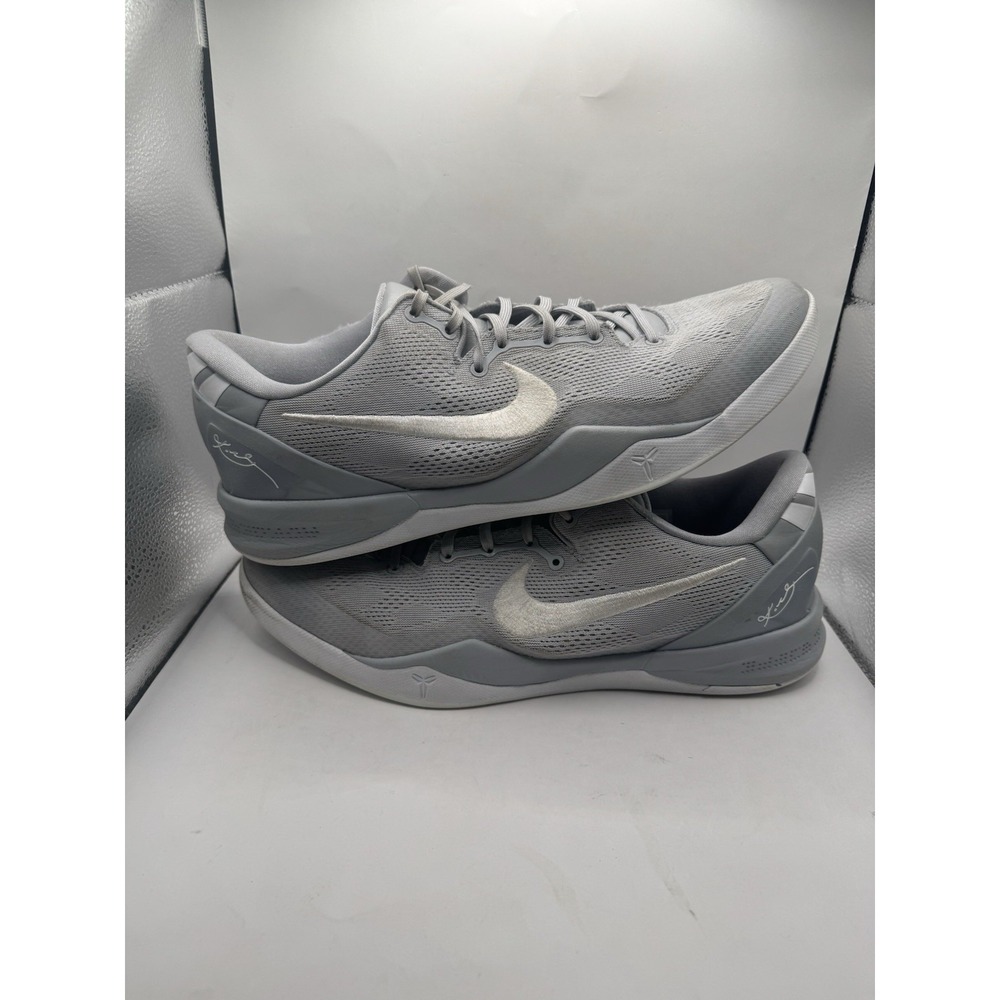 Nike Kobe 8 Protro Wolf Grey HF9550-002 Basketball Mens Size 14 Grey Sneaker